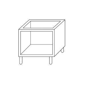 Atidarytas spintelės skyrelis 60/60B - Gastro M