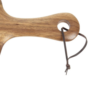 Apvali 330 mm akacijos lentyna - Olympia - Fourniresto