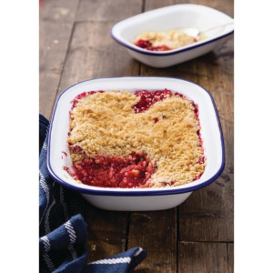 Patalynės lėkštė emaliuotu plieniniu paviršiumi 280x190x55 mm - 6 vnt. - Olympia - Fourniresto