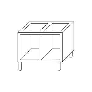 Atidarytas spintelės 650 - Gastro M