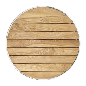 Stovas su apvaliu viršumi iš pelenmedžio - 600 mm - Bolero - Fourniresto