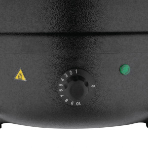 Sriubos puodas juodas - 10 l - Bizonas