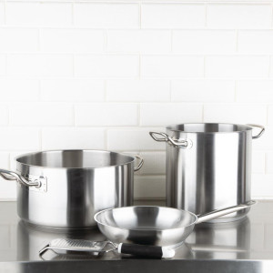 Indukcinis plieninis keptuvės puodas - Ø 240 mm - Vogue