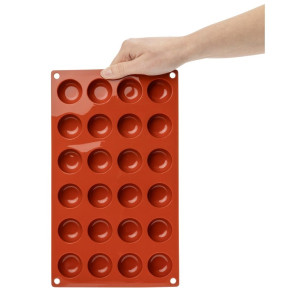 24 silikoninių formelių "Pomponnettes" Formaflex - Pavoni