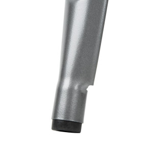 Aukšti kėdės su atlošu ir sėdynė iš medžio - metalizuotas pilkas - 4 vnt. - Bolero