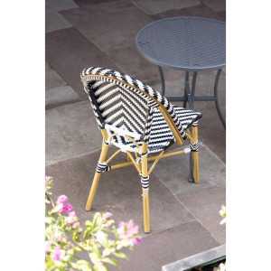 Paryžiaus stiliaus juodosios rietavo medžio kėdė - 2 vnt. - Bolero