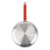 Aliumininė keptuvė su neprilipančiu sluoksniu Ø 280 mm - Hygiplas raudonas rankenėlis SEO: Be rūpesčių gaminimas, Teflon Platinu