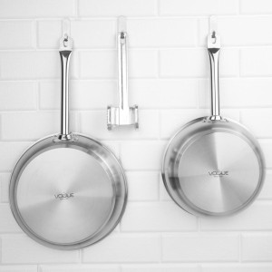 Neprilipanti keptuvė iš nerūdijančio plieno Ø 280 mm Vogue | Platinum Plus apdaila