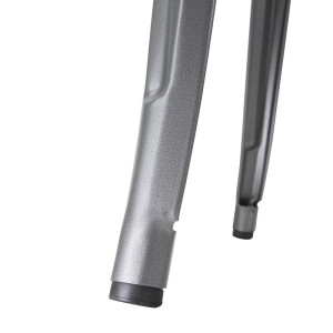 Baro stalas pilkas iš medžio "Bolero" - kokybė ir elegancija