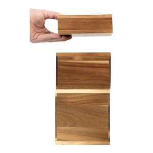 Aukštinimai iš akacijos 50/100/150 mm - 3 vnt. Olympia - Akacijos medis & Pristatymo aukštis