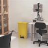 Šiukšliadėžė su pedalais Slim Jim Rubbermaid - Geltona 50 l