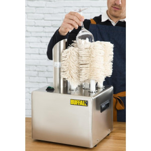 Profesionalus nerūdijančio plieno stiklo poliruoklis "Buffalo"