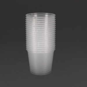 Mikrobangų puodai 150 ml - 100 vnt. - Polipropileno kokybė