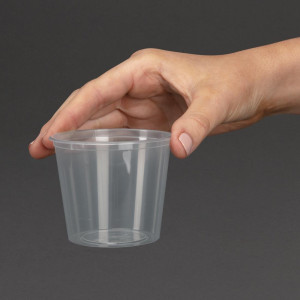 Mikrobangų puodai 150 ml - 100 vnt. - Polipropileno kokybė