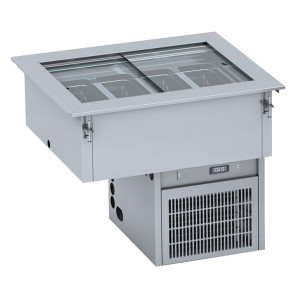 Bac à Glaces Drop-In - 4 Bacs CombiSteel : Efektyvus Šaldymo Sprendimas