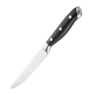 Rivetuoti kepsnių peiliai su juoda ABS rankena - 6 vnt. rinkinys - Olympia