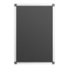 Black Magnetic Board - 400 x 600 mm - Olympia