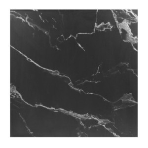 Kvadratinis stalas su juodo akmens efektu - 70 x 70 cm - Bolero