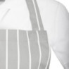 Pilka ir balta dryžuota prijuostė - Whites Chefs Clothing