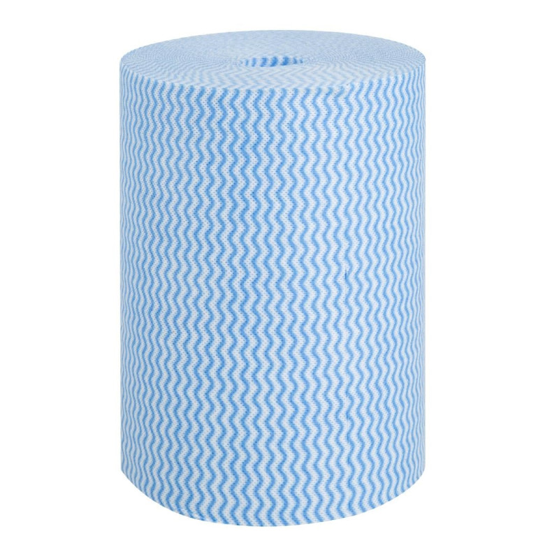 Kompostuojamos mėlynos valymo servetėlės - 200 lapų - Jantex