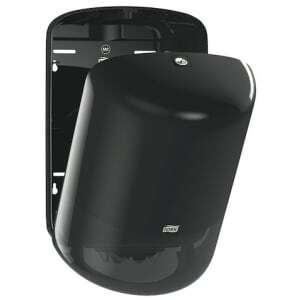 Juodas Tork rankšluostis su centriniu išvyniojimu: optimali profesionali higiena