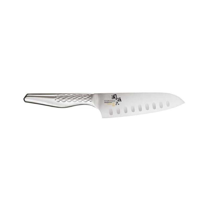 Santoku peilis su alveolių kirviu Seki Magoroku Shoso, 16,5 cm - tiksli ir patvari pjovimo galia
