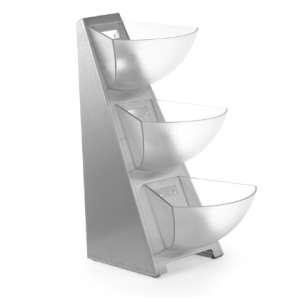 Daugiafunkcinė lentyna kapsulėms ir maišeliams - specialiai skirta bufetui - HENDI