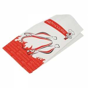 Vištos kepsnys Kraft Balta krepšys - 17 x 35,5 cm - 500 vnt.