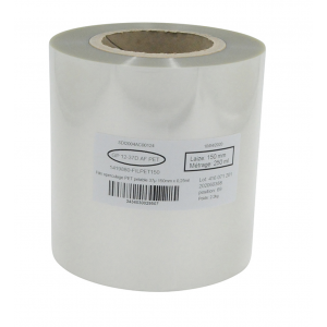 Filmo plėvelė maistui įdėti į termosandaromą lėkštę