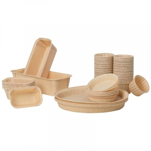 Vidutinio dydžio vienkartiniai popieriniai pyragų formos - 19 x 5 x 5 cm - 25 vnt.