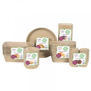 Vidutinio dydžio vienkartiniai popieriniai pyragų formos - 19 x 5 x 5 cm - 25 vnt.