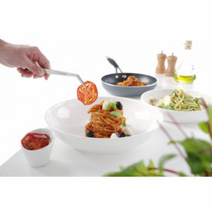 Lenkta HENDI kriaukle - 240 mm: Aukštos kokybės nerūdijančio plieno patiekalų įrankis