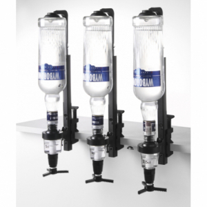 Palaikiklis buteliui tvirtinimui ant lentynos