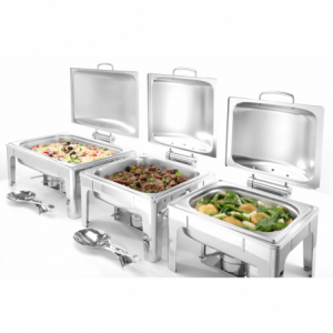 Chafing dish GN 2/3 šlifavimo satinas - Prekės ženklas HENDI - Fourniresto