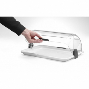 Stiklinė stačiakampio formos su slankiojančiu dangteliu - 465 x 310 mm