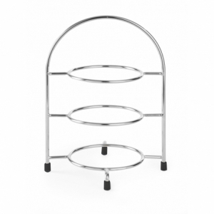 Chromuotas lėkščių stovas - 275 mm skersmens