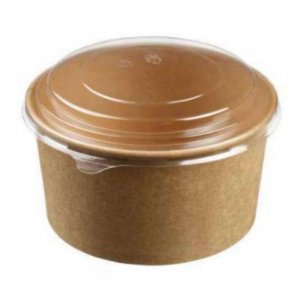 Salotos dubuo iš krafto su dangteliu - 1000 ml - ø 149 mm - 250 vnt.