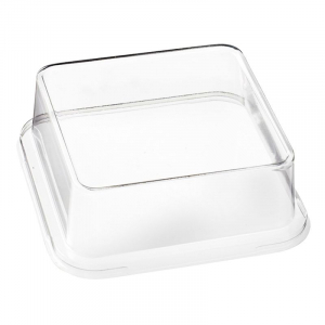 Dangteliui skirtas perdirbtas RPET dangteliui Kanopée lėkštėms 100 x 100 - 100 vnt.