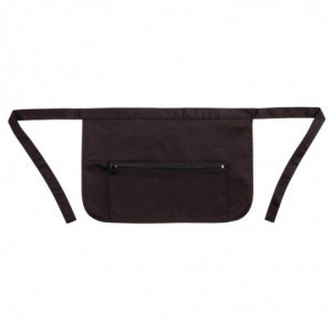 Limono skrebėlė su kišenėmis ir užtrauktuku, juoda, iš polikotono, 450 x 305 mm - Whites viršutiniai drabužiai - Fourniresto