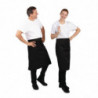 Padavėjo standartinė juoda prijuostė 1000 x 700 mm - Whites Chefs Clothing - Fourniresto