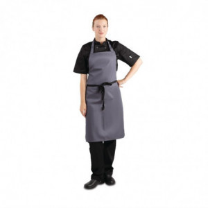 Pilko antracito spalvos polikotono prijuostės 711 x 965 mm - Whites Chefs Clothing - Fourniresto