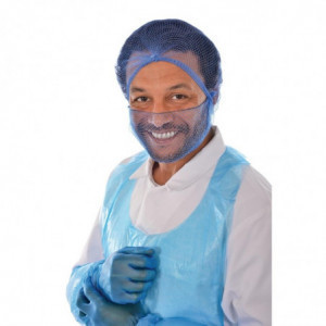 Mėlynbarzdžių kaukės - universalaus dydžio - 50 vnt. - FourniResto - Fourniresto