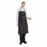 Pilvukas Bavette Denim Juoda Southside iš polikotono 700 x 1000 mm - Whites Chefs Clothing - Fourniresto