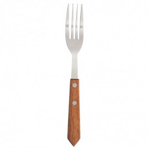 Meat Fork with Wooden Handle 200 mm - Set of 12 - Olympia - Fourniresto