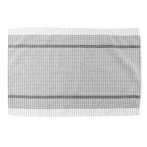 Juoda polikotono rankšluostis - 10 vnt. - Vogue - Fourniresto