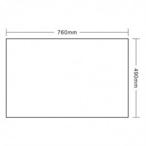 Balta polikotono rankšluostis - 10 vnt. - Vogue - Fourniresto