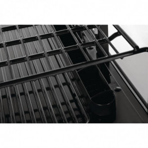 Juodas šaldytuvas vitrinoje 100 l - Polar - Fourniresto