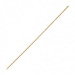 Brochette En Bois 250 Mm - Lot De 200 - Fiesta Green - Fourniresto