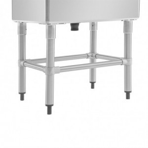 Gili kriauklė su atlošu 100 l 770 x 600 mm - Vogue - Fourniresto