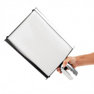 Rėmėjas stulpui, barjero iš nerūdijančio plieno A4 - Bolero - Fourniresto